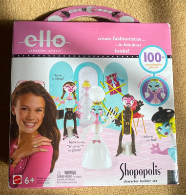 Ello Creation System Shopopolis Figurenbauer Set Kinder Mädchen Brandneu   