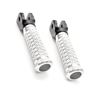 Silver M-Grip Front Rider Footpegs Rest For Triumph Trident 660 21-23 22