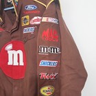Chase Authentics M&M’s NASCAR Nextel Cup Brown Yellow Red Jacket Size L — photo 4