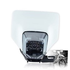 Dirt Bike Headlight Kit - Motorcycle/Pit Bike Headlight for FE White