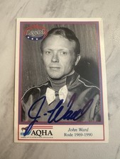 1998 Horse Star Jockeys Guild John Ward Legend #112 Auto