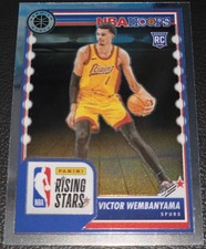 Victor Wembanyama 2023-24 Hoops Premium Stock #282 San Antonio Spurs Rookie Card. rookie card picture
