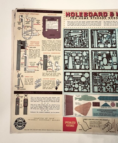 1955-1963 From CHEVY Schoolroom Office Workshop Nat'l Parks-Fire Safety-US Map - Picture 9 of 24