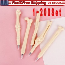 5 PCS Creative Novelty Bone Shape Ballpoint P...
