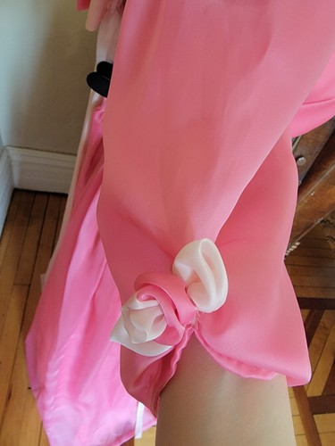 Vintage Pink Sleeping Beauty Aurora Cinderella Dress 1960s Large - Picture 5 of 13