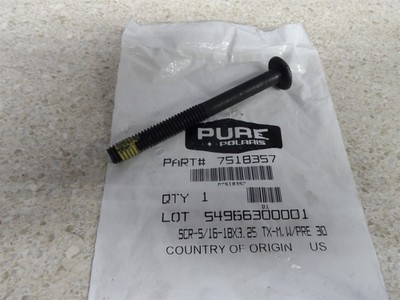 NOS OEM Polaris Screw 5/16-18x3.25 With PRE 30 Sportsman X2 500-850 7518357