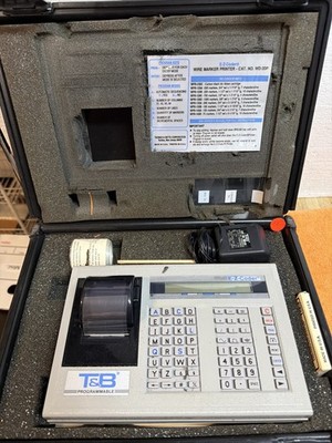 Thomas & Betts E-Z-Coder Wire Marker Printer WD-20P