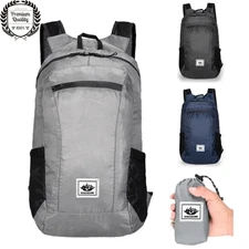 Mens Portable Backpack Foldable Women Hiking Travel Outdoor Waterproof Handbag