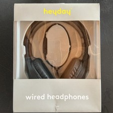 heyday  Wired On-Ear Headphones - Black - New