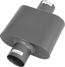 2.5 Center Inout Single Chamber Muffler Universal Exhaust Muffler 13 Long