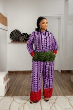 MYTRIBENG TUNDUN AFRICAN PRINT SHIRT SET