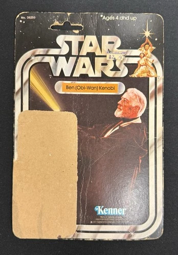 Vintage Kenner 1978 STAR WARS Episode IV Ben Obi-Wan Kenobi Card Back 21 Back