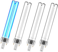 Coospider-Repta 4 Pack 13 Watts UV UVC G23 Base Ultraviolet Light Bulb Compatibl