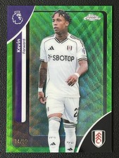 Kevin 2025-26 Topps Chrome Premier League Green Wave Refractor Base /99 #99