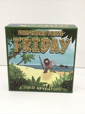 FRIDAY Board Game A Solo Adventure  Complete Very Good