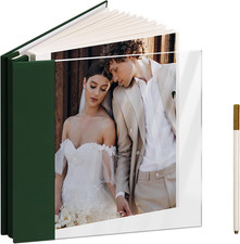 Acrylic Cover Self Adhesive Photo Album for Small 4X6 5X7 8X10 Pictures Scrapboo