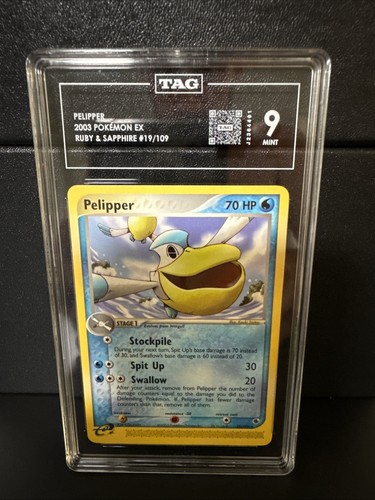 Pelipper graded TAG 9 for sale on eBay