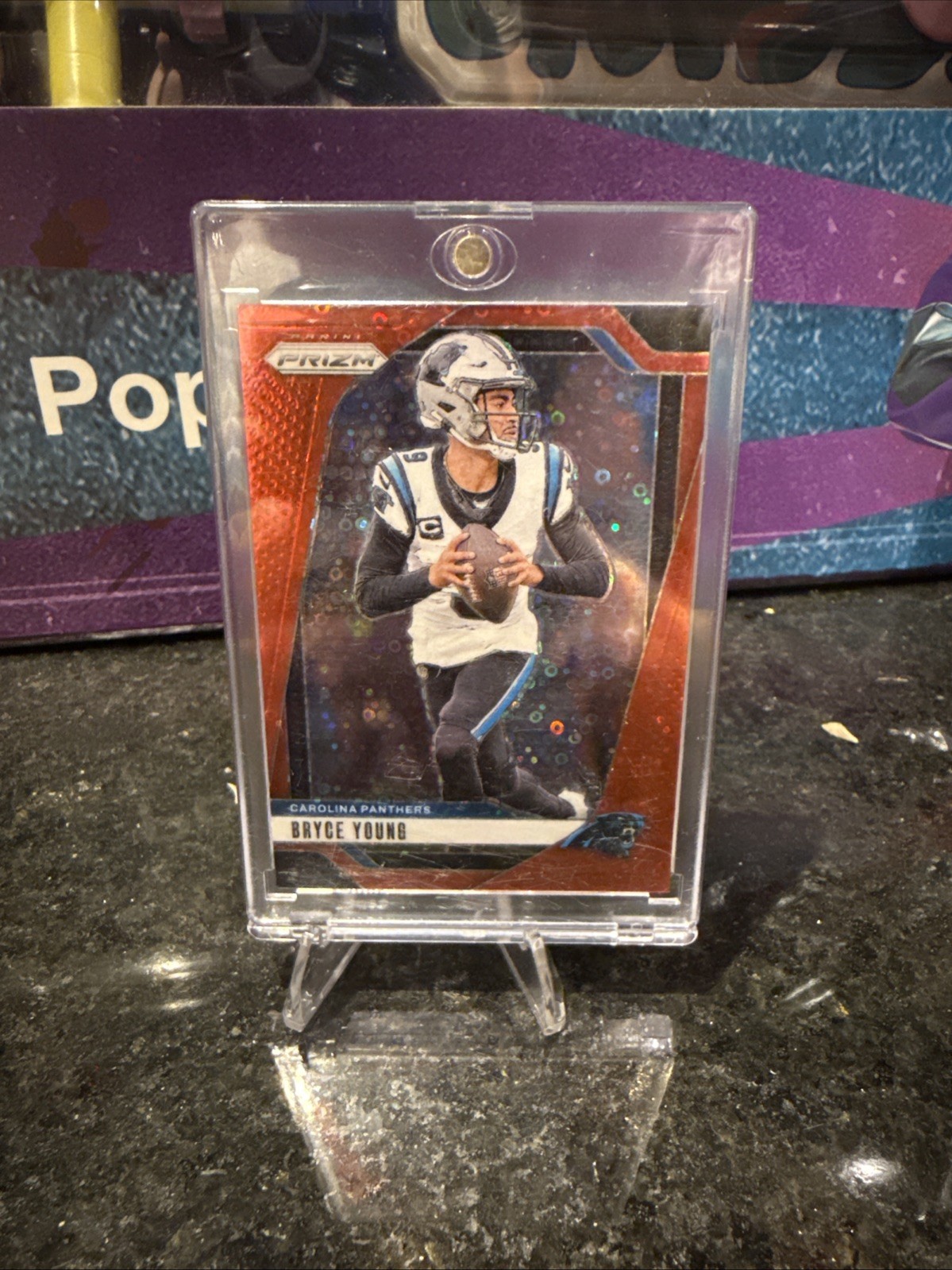 2024 Panini Prizm - Bryce Young #37 Red No Huddle Prizm /75