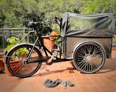 Lastenrad Original Christiania Bikes Classic gebraucht, guter Zustand, 4 Kids