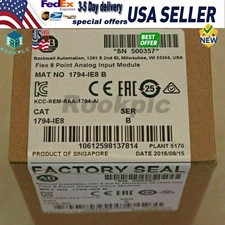New Factory Sealed AB 1794-IE8 SER B Flex 8 Point Analog Input Module 1794-IE8