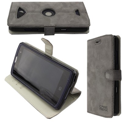 caseroxx Handy Hülle Tasche kompatibel mit Crosscall Core-X3 Bookstyle-Case