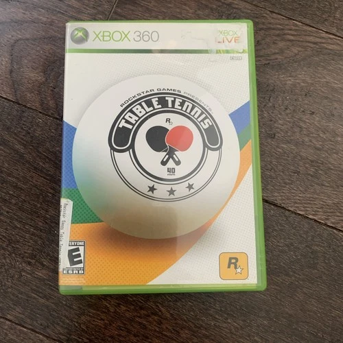 Rockstar Games Presents Table Tennis Microsoft Xbox 360 EUC