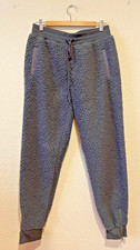 PJ Salvage Sherpa Fleece Pants Joggers Size M Cozy Warm Soft Loungewear Pull On