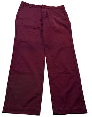 Carhartt WIP Master Pant Straight Twill Chino Maroon Men's 33Wx32L