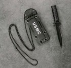 USMC Mini Fighting Knife, Pendant w/ Sheath  4" new — photo 1