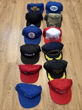 Lot Of 12  NEW DEADSTOCK Vintage 80  s SnapBack Trucker Hats Eurodrive CASE