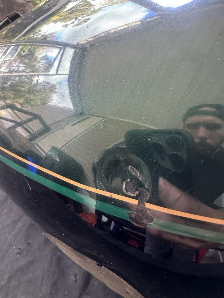 1999 Harley Davidson Electra скольжения бензобак с топливной дверью * вмятины * - Изображение 4 из 4