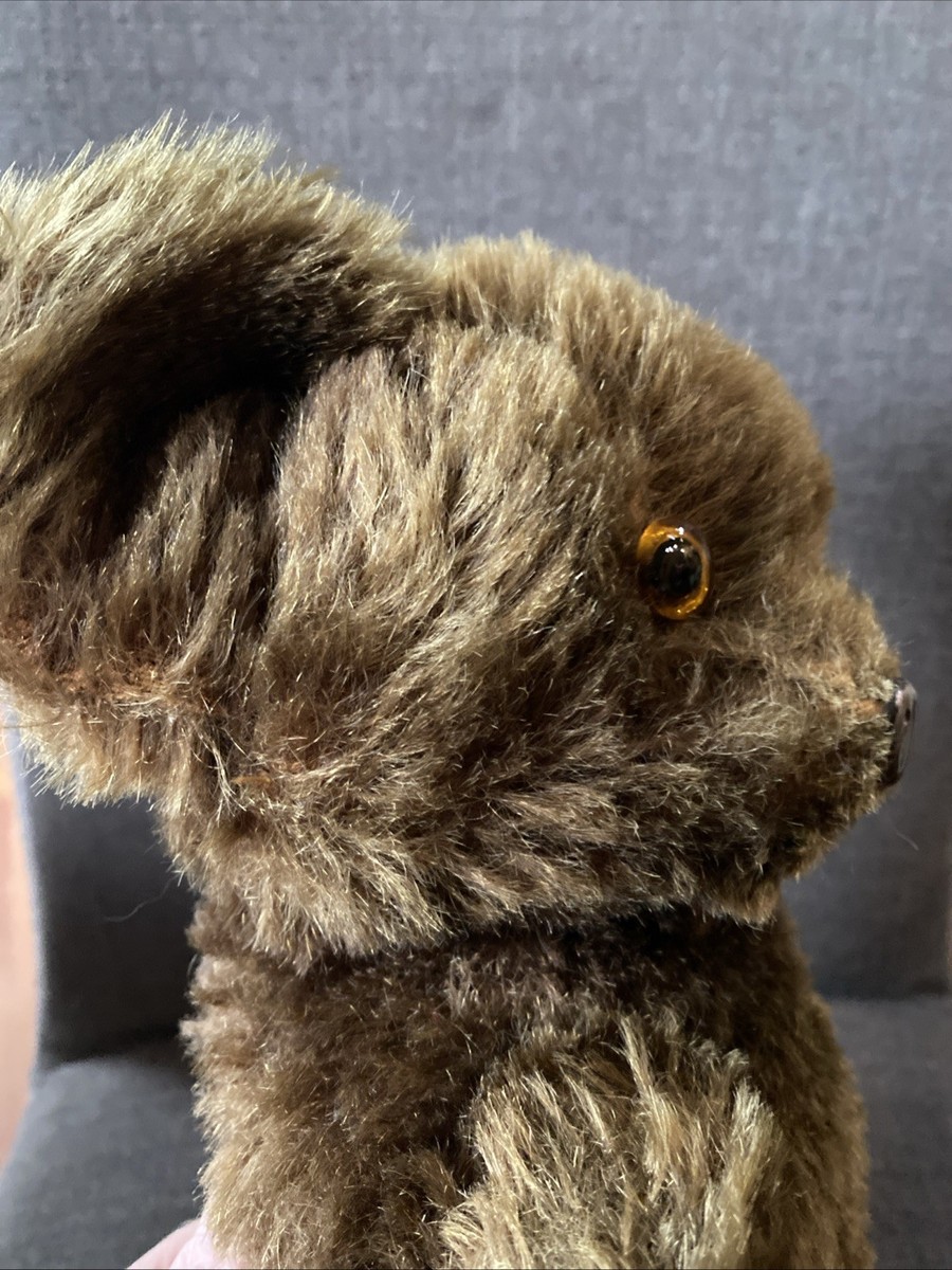 17” ANTIQUE 1930s KNICKERBOCKER METAL NOSE MOHAIR TEDDY BEAR | eBay