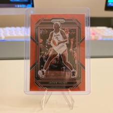 2023 Panini Prizm WNBA Jackie Young #121 Red Ruby Wave Prizm Aces