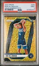 2024 Rob Dillingham Rookie Gold Shimmer FOTL PSA 9 Pop 3 None Finer