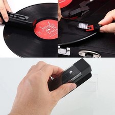 3in1 Vinyl Record Cleaning Brush Set Stylus Velvet Anti-static Cleaner Tool Kit