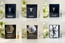 6 YSL Men's Perfume Fragrance Sample Size Spray Set New in card Total 6 vial