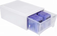 Toploader Storage Box,Trading Card Storage Box for Toploader & Magnetics