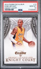 2014 Panini Excalibur Kobe Bryant Knight Court PSA 10 Pop 82