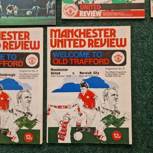 Manchester United Spiele 70er & 80er Jahre gemischtes Konvolut x 14 Fußball - Bild 16 von 20
