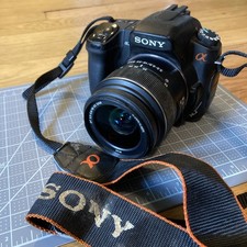 Sony Alpha DSLR-A330 10.2MP Digital SLR Camera - Black Kit w/ DT SAM 18-55mm...