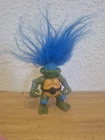 Vintage 1993 TMNT Teenage Mutant Ninja Turtles Leonardo Troll Doll