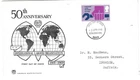 Stuart Comm/FDC - 50th Ann International Labour Org - 1969  (ST206)