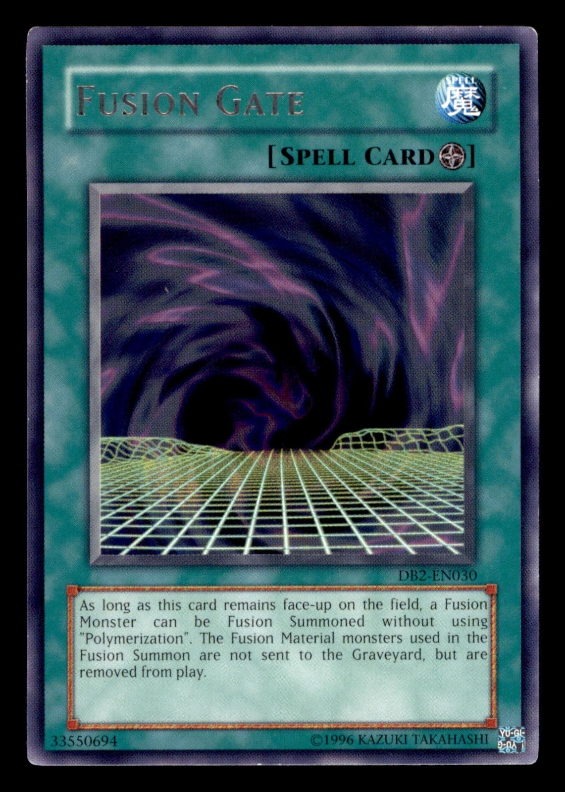 Fusion Gate DB2-EN030 Rare Dark Beginning 2 Yu-Gi-Oh Unlimited Near Mint