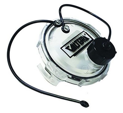 Valterra T1020-1CLR Waste Valve Cap - 3'' with Capped 3/4'' GHT, 3 Inch, Clear