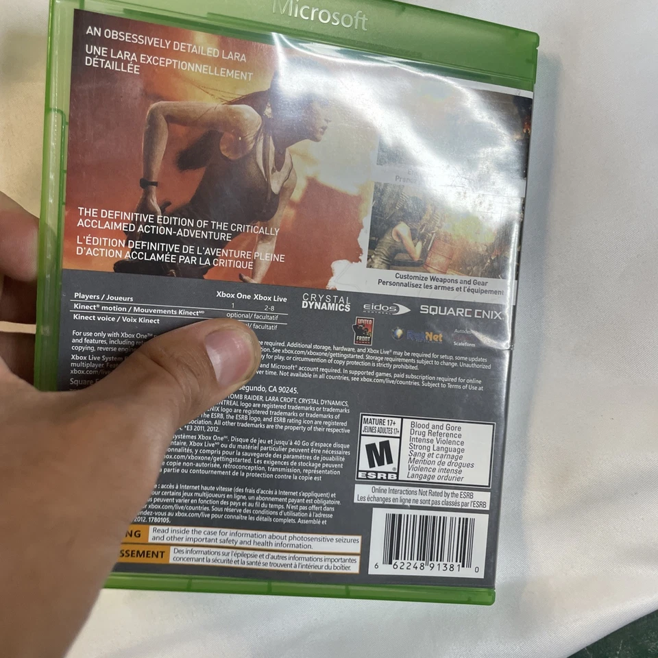 Tomb Raider: Definitive Edition (Microsoft XBOX One) in Case. Tested Works - Image 2 of 4