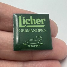 Licher German Open Tennis Lapel Pin Am Rothenbaum Event Vintage