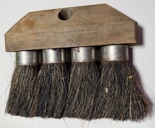 Vintage Wright Bernet 6531 smoła szczotka asfaltowa - 4-węzłowe prymitywne narzędzie - wyprodukowane w USA