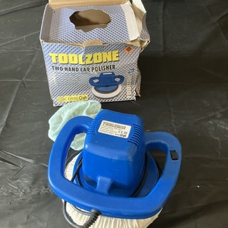Toolzone 110W 240V Two Hand Car Polisher Blue (KDPPW091)