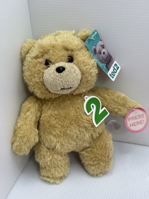 Ted 2: Talking Plush Tan Bear Doll 2014 Sound Doesn t Work 8  Ted2 Faded Read