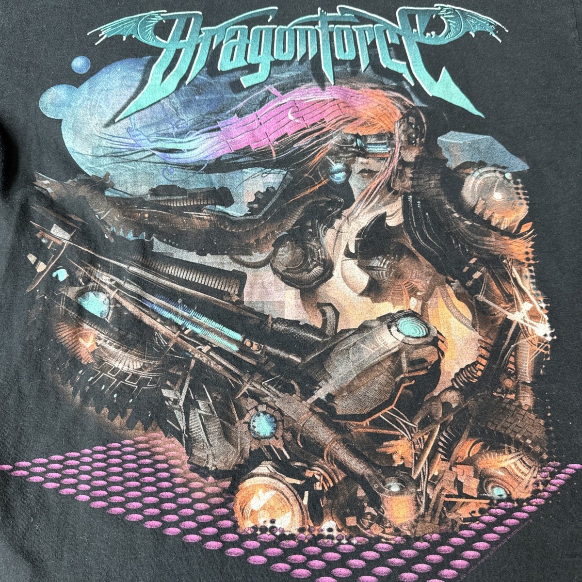 Dragonforce Shirt Mens M Black Ultra Beatdown Tour 2009 Band Tee